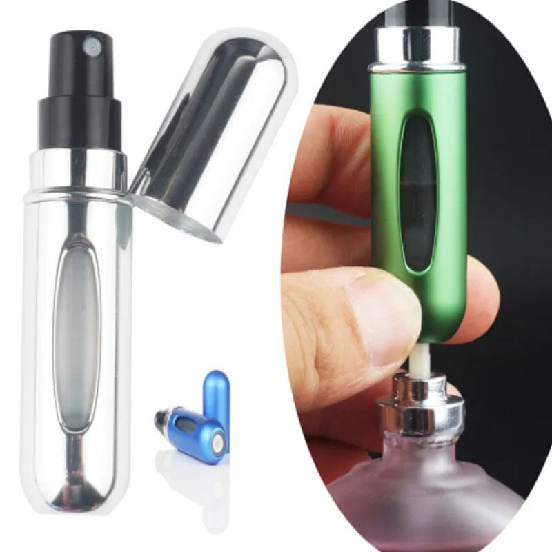 12-Pack: Portable Mini Refillable Perfume Atomizer Bottle