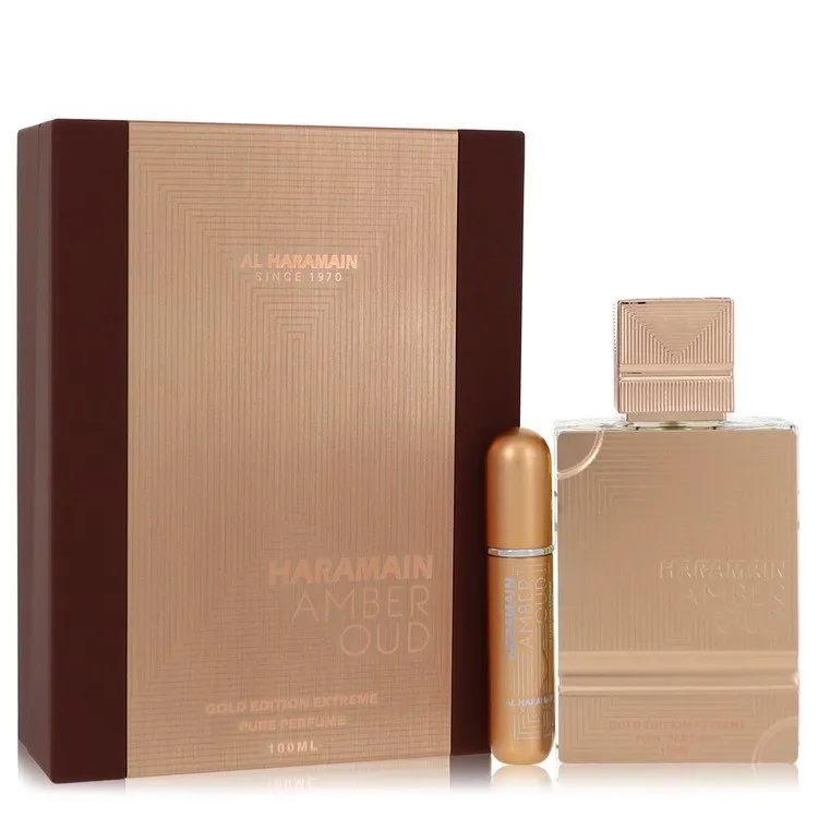 Al Haramain Gift Set 3.4 oz 3.4 Pure Perfume Spray   0.34 oz Refillable Spray