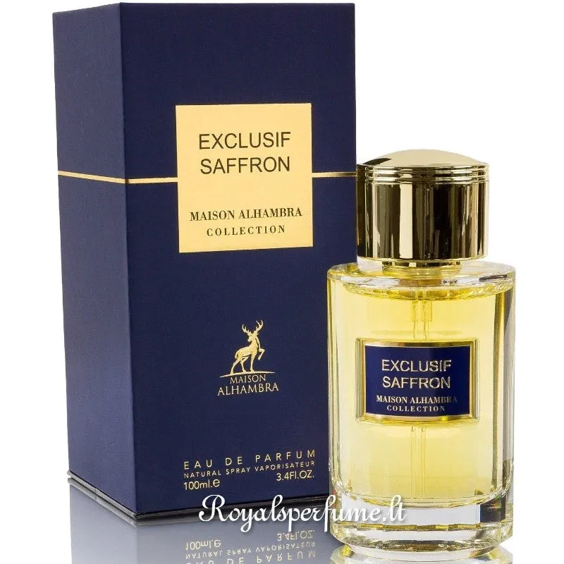 AlHambra Exclusif Saffron perfumed water unisex 100ml