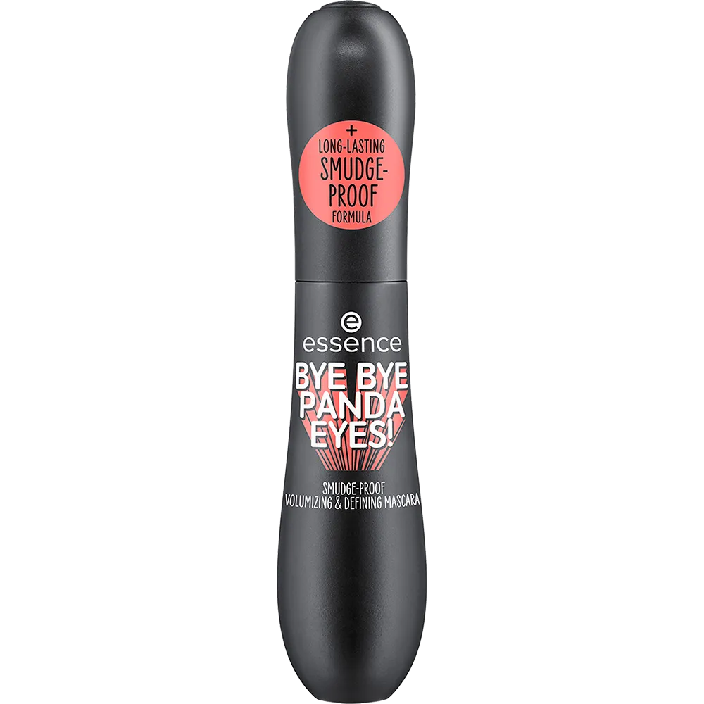 bye bye panda eyes! smudge-proof volumizing and defining mascara