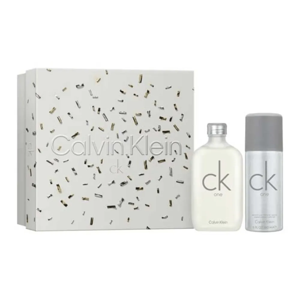 Calvin Klein CK One Eau de Toilette Unisex Perfume Gift Set Spray (100ml) with Deodorant