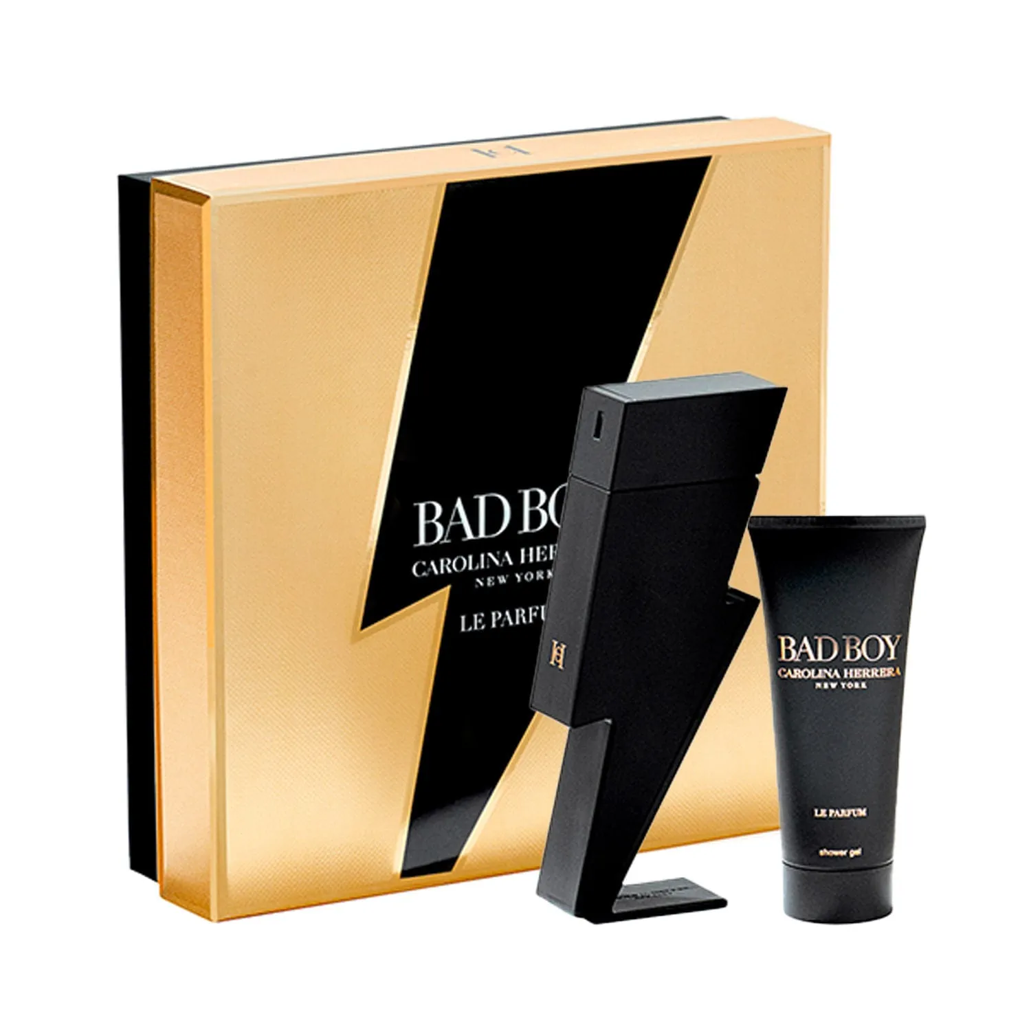 Carolina Herrera Kit Masculino Bad Boy - EDT 100ml   Gel de Banho