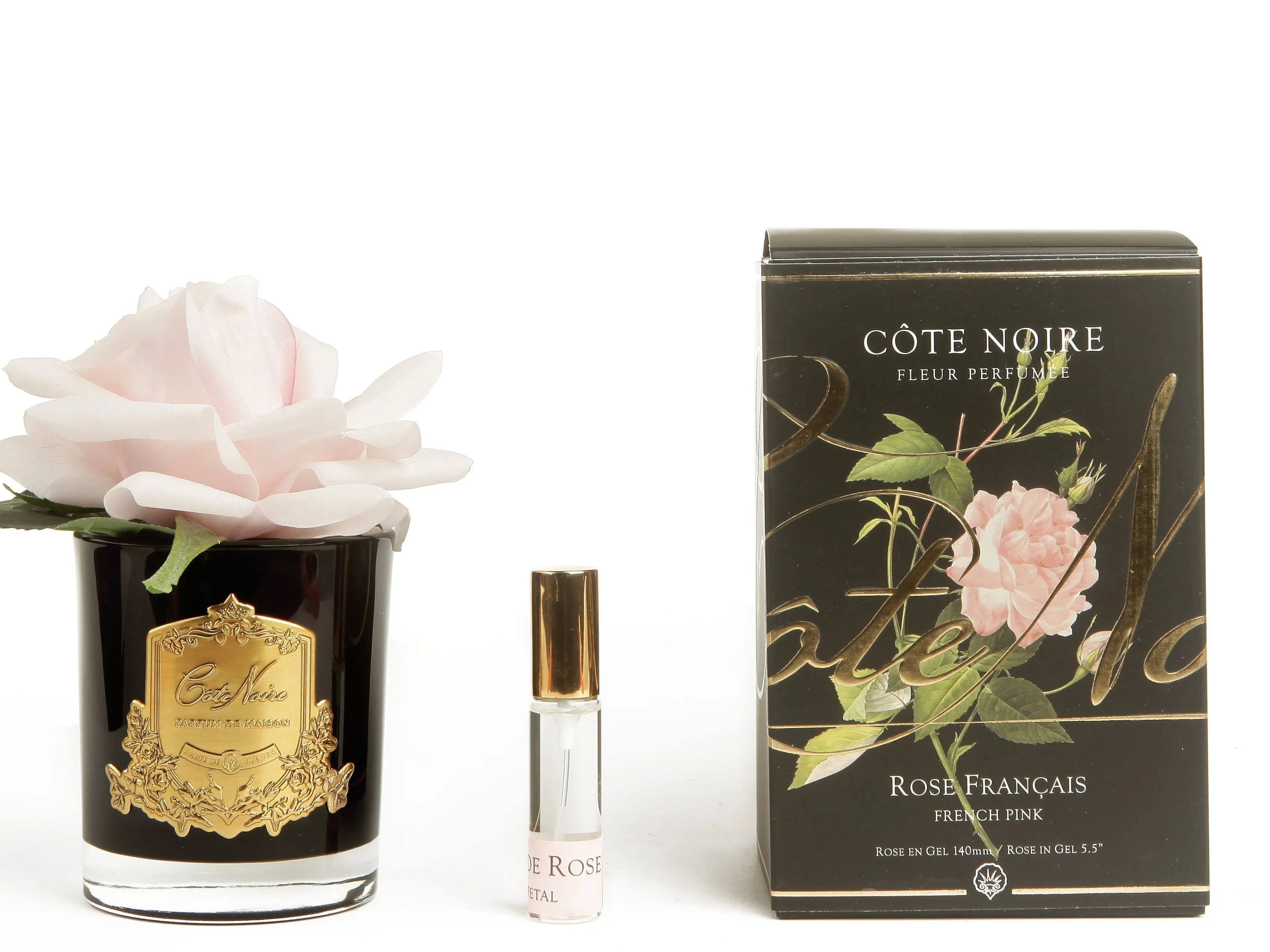 COTE NOIRE - PERFUMED NATURAL TOUCH SINGLE ROSE - FRENCH PINK