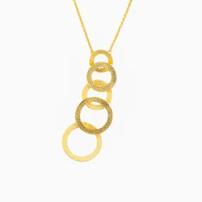 Dangling Circle Neckpiece