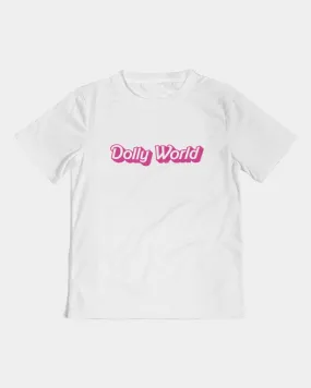 DOLLY WORLD MANNEQUIN BOW BARBIE PINK Kids Tee