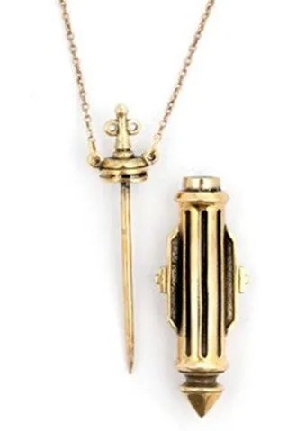 Hilmer x Sparrow Nouveau Perfume Bottle Necklace - brass