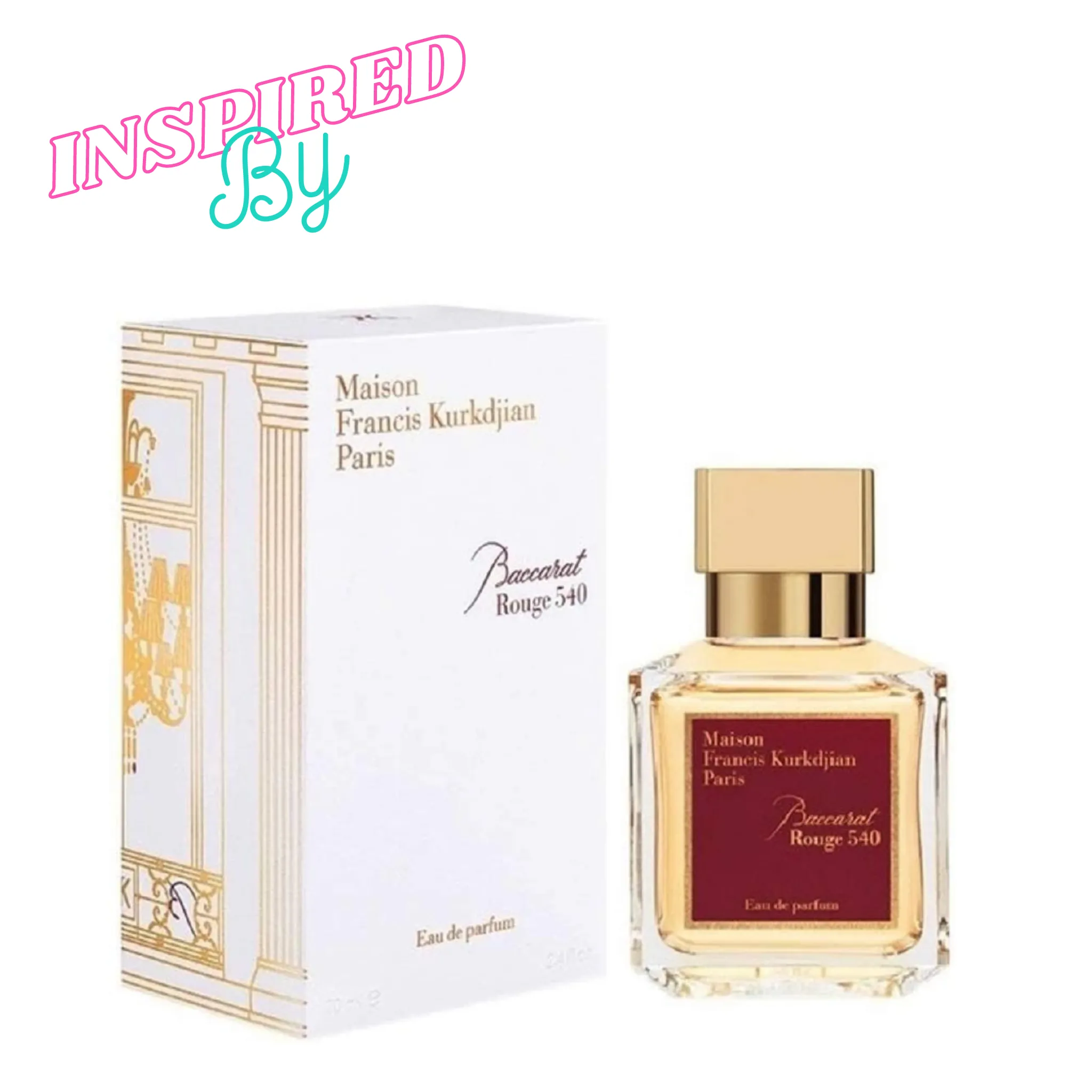 Inspired by Maison Francis Kurkdjian Baccarat Rouge 540 100ml