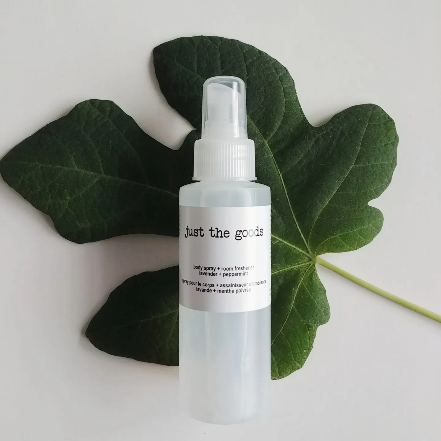 Just the Goods vegan body and aromatherapeutic room spray