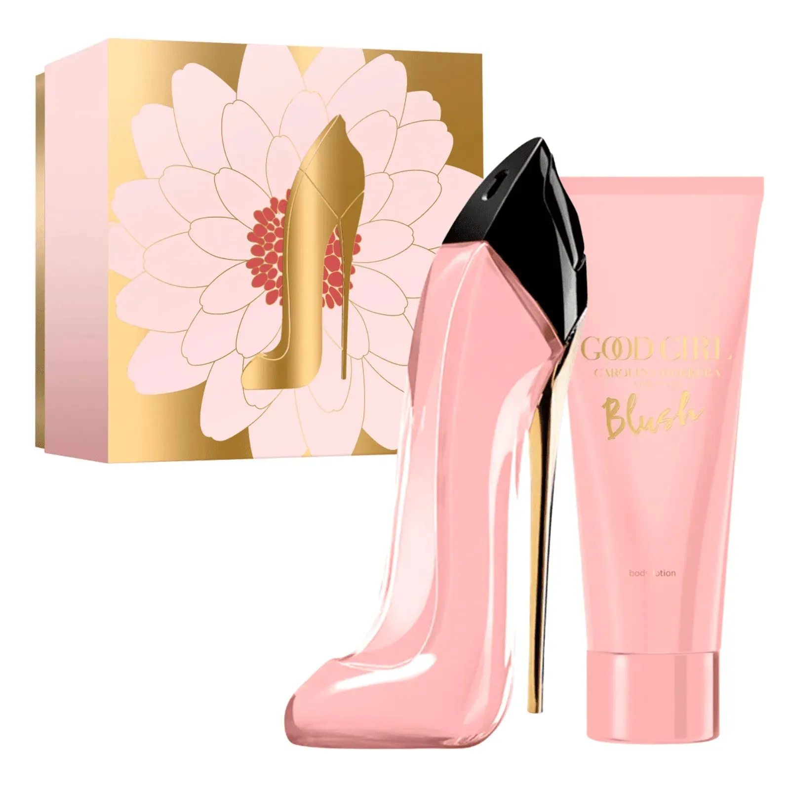 Kit Carolina Herrera Good Girl blush - EDP   hidratante