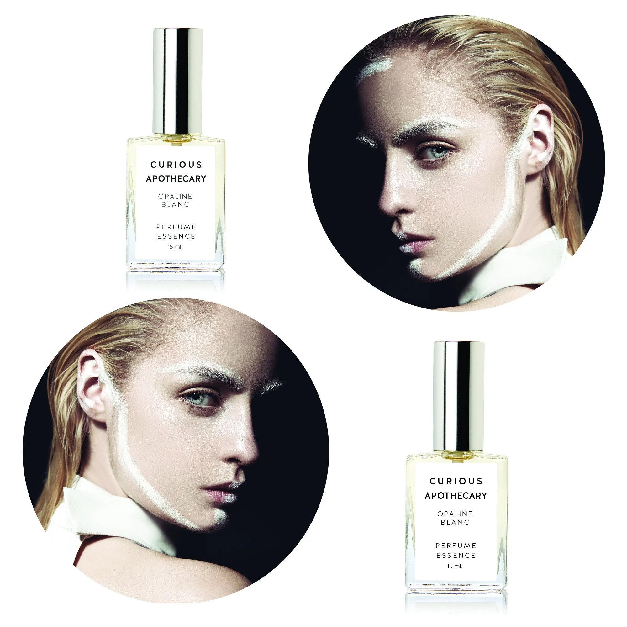 Opaline Blanc™ perfume. Gardenia tuberose Island iridescent by Curious Apothecary