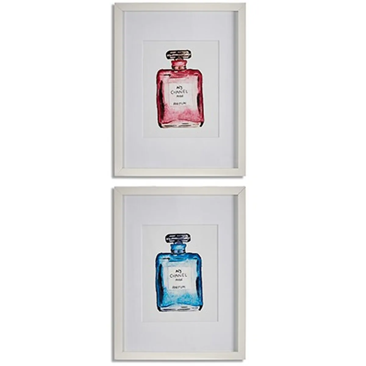 Painting CH Nº5 Perfume Glass Particleboard 33 x 3 x 43 cm (6 Units)