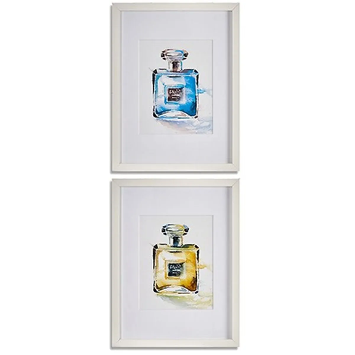 Painting Perfume Glass Particleboard 33 x 3 x 43 cm (6 Units)