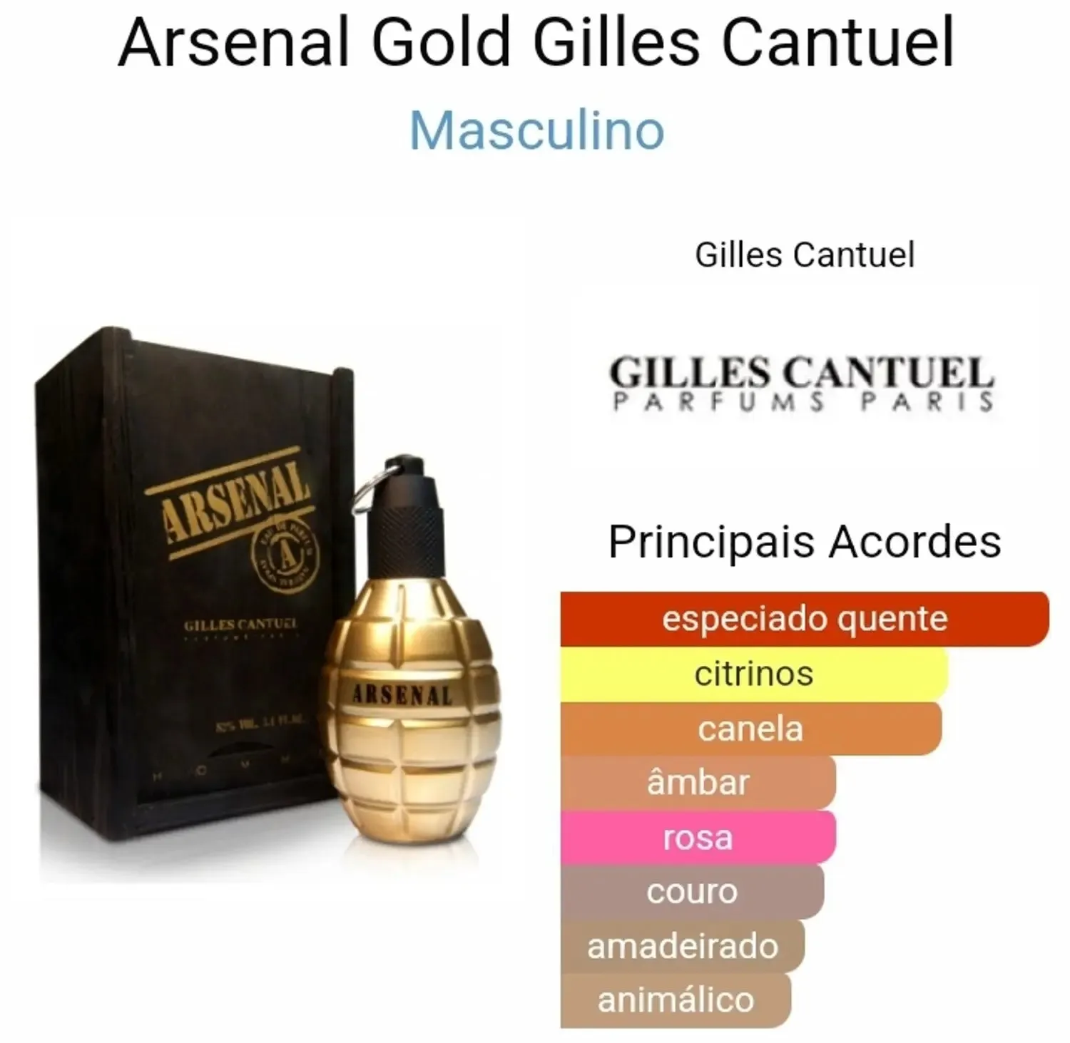 Perfume Arsenal Gold 100ml