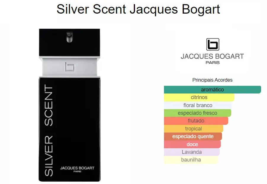 Perfume Jacques Bogart Silver Scent 100ml