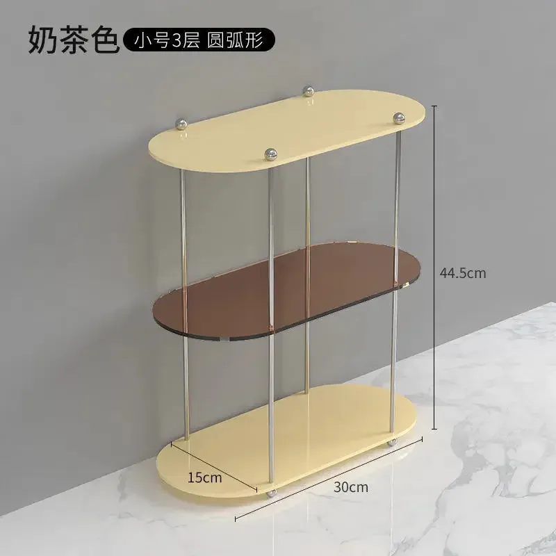 SINOTAO  -  Ins Acrylic Desktop Rack Bathroom Toilet Storage Rack Layered Finishing Rack Bedroom Cup Storage Cosmetic Perfume Display Rack