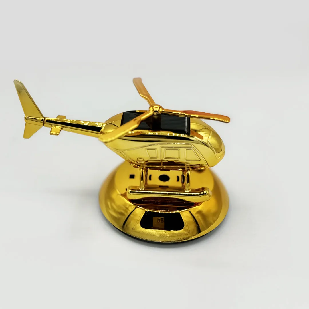 Solar Car Fragrance Helicopter