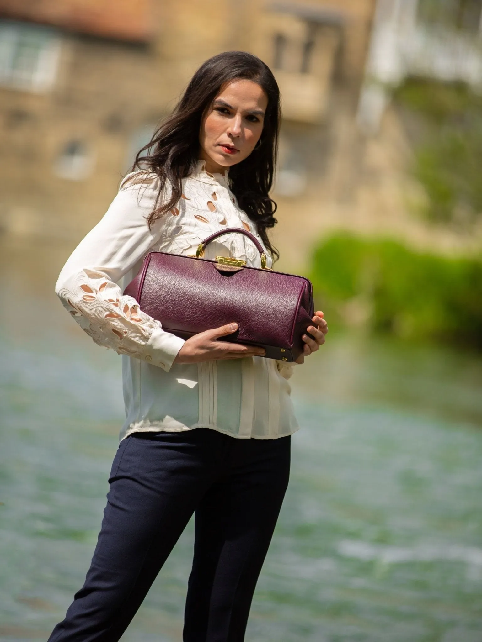 The Doctor's Bag -  Bordeaux Calf Grain