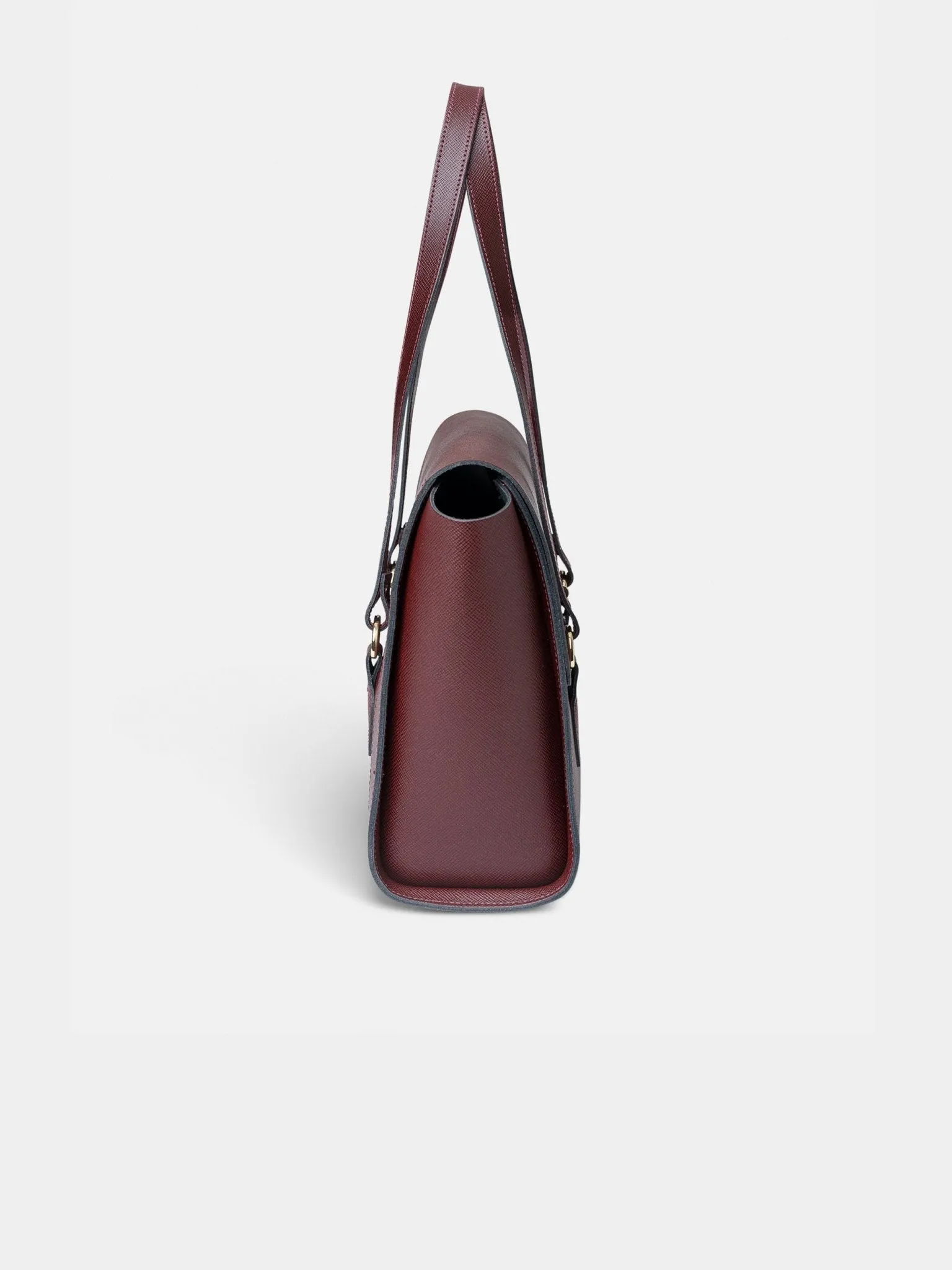 The Emily -  Oxblood Saffiano