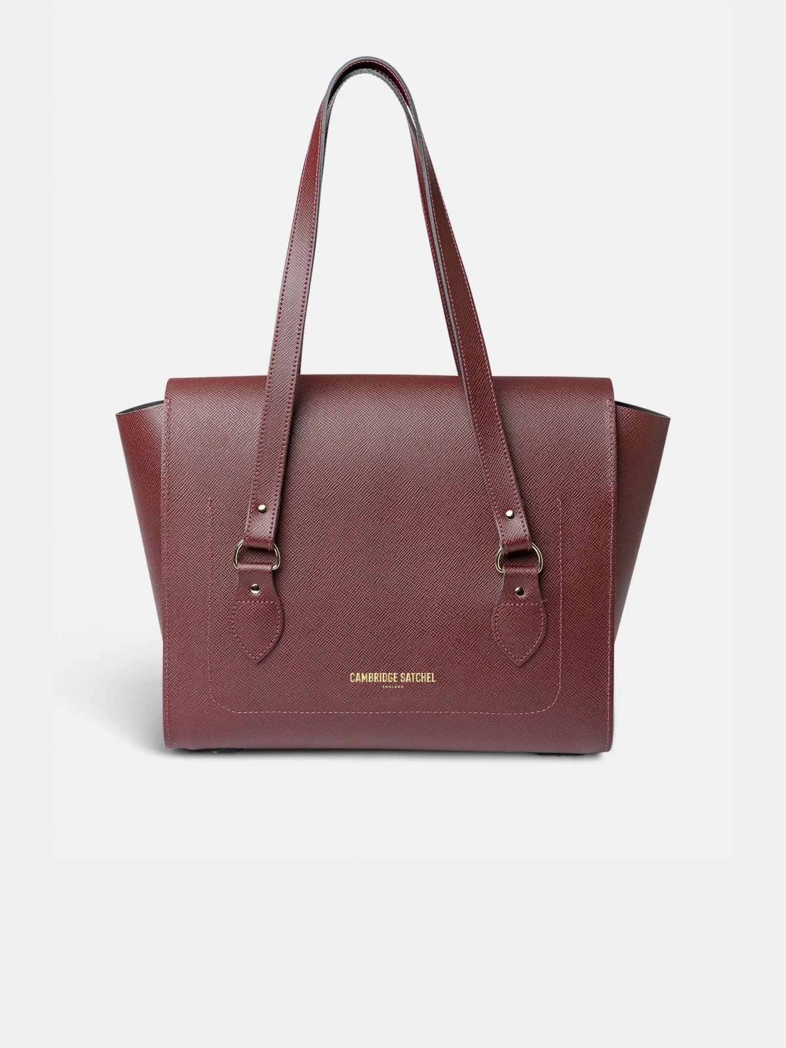 The Emily -  Oxblood Saffiano